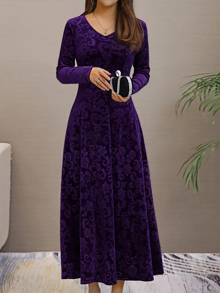 Fiora – Velvet Maxi Jurk