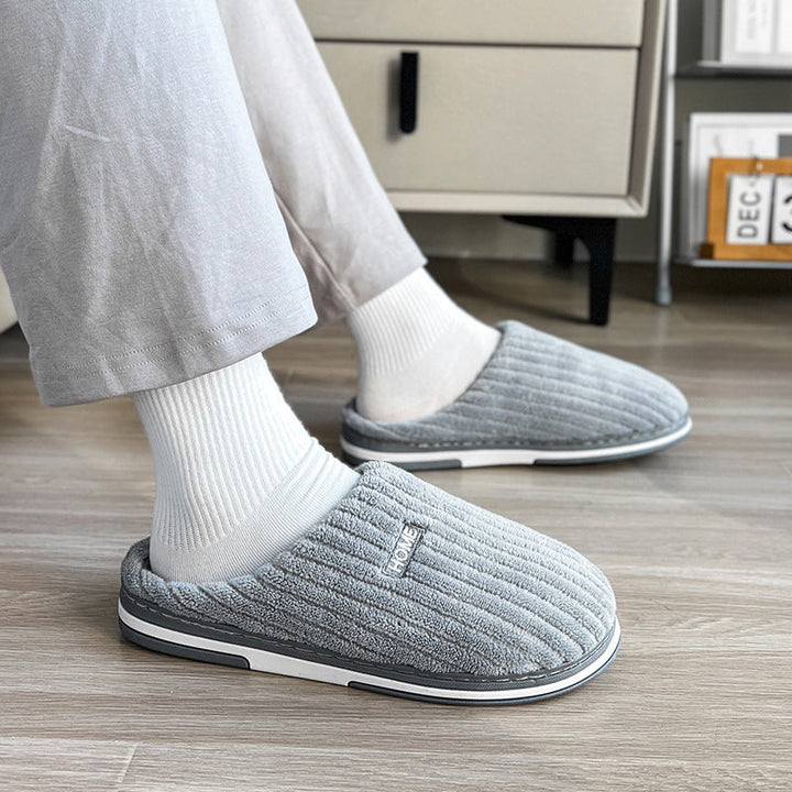Lianne – Warme Ribstof Pantoffels