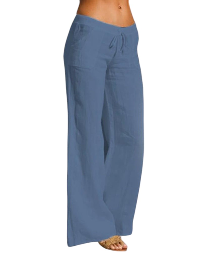 Léane – Linnen Wide-Leg Broek