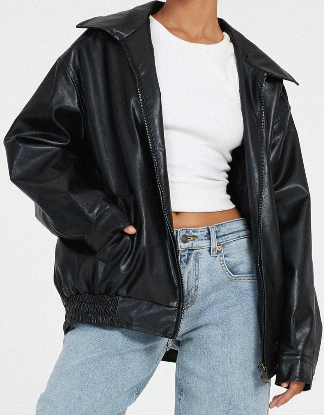 Maverick – Oversized Leren Jasje