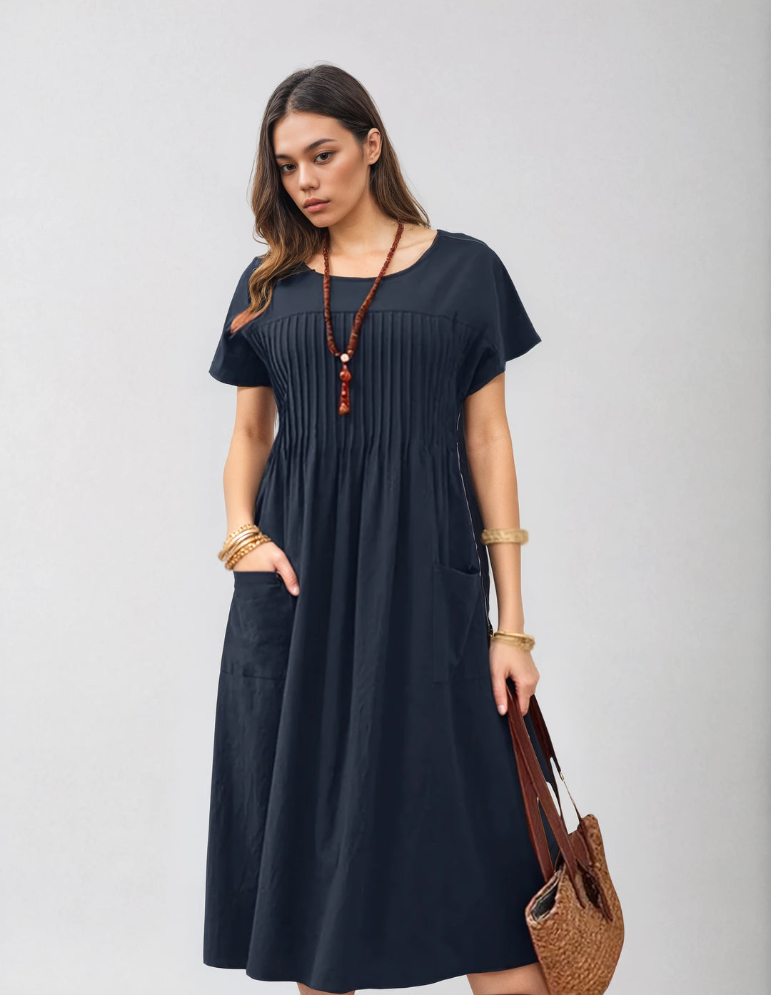 Mira – Elegante Jurk met Zakken