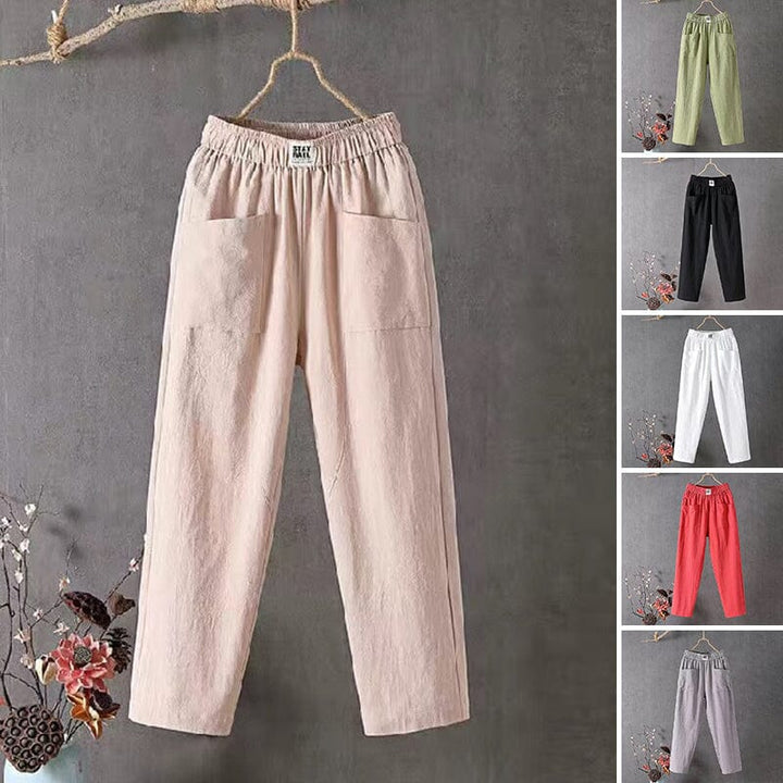Femke – Elegante linnen broek voor dames