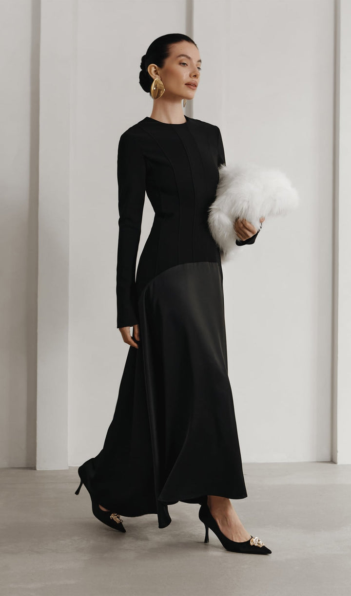 Selina - Satin Maxi Dress