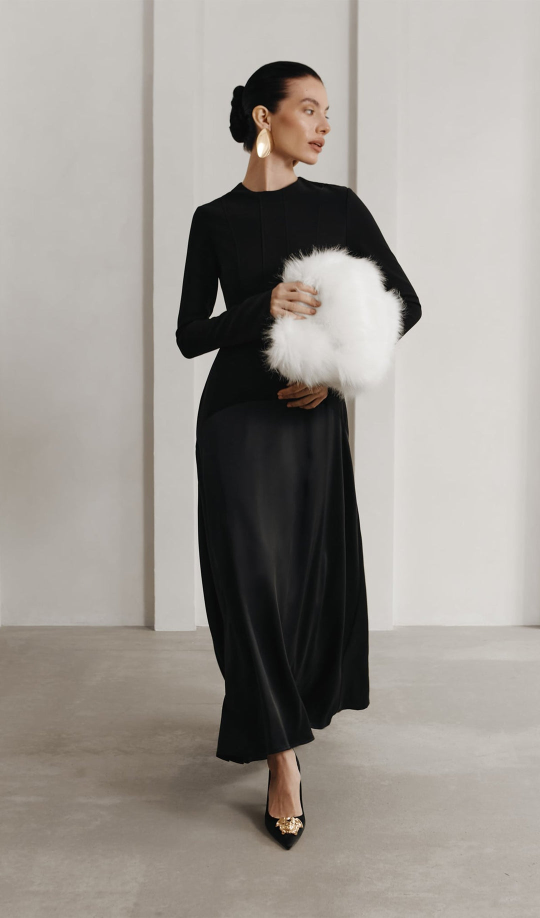 Selina - Satin Maxi Dress