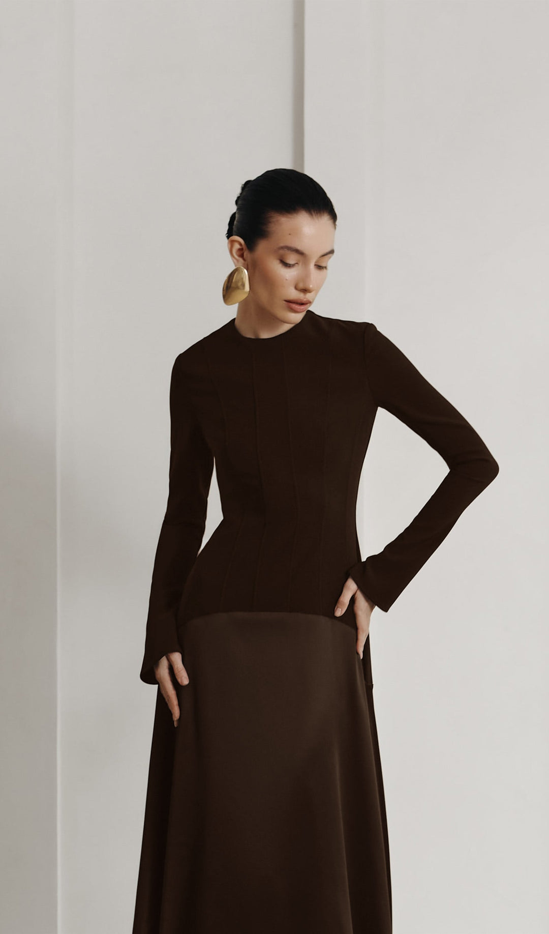 Selina - Satin Maxi Dress