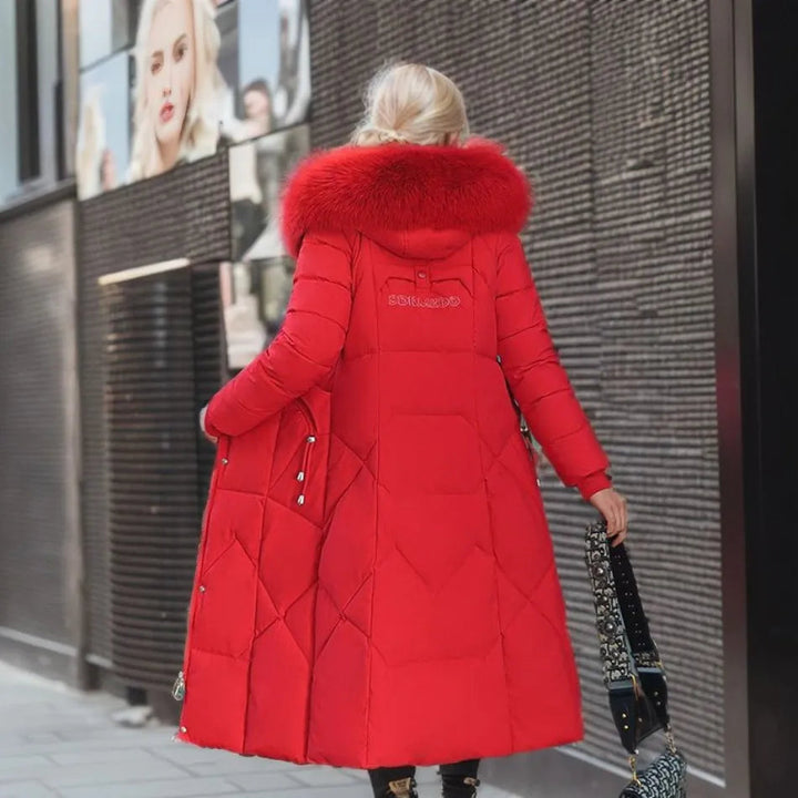 Camellia – Lange Puffer Jas