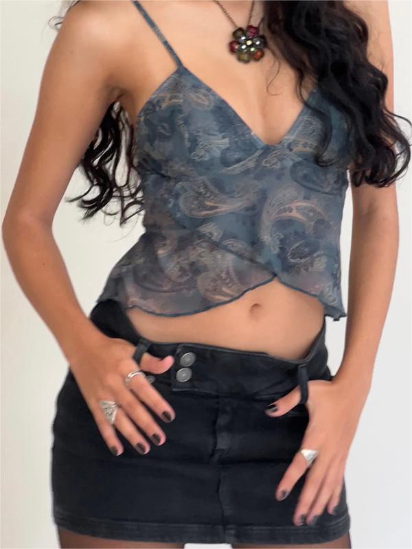 Delphine – Mesh Cami Top