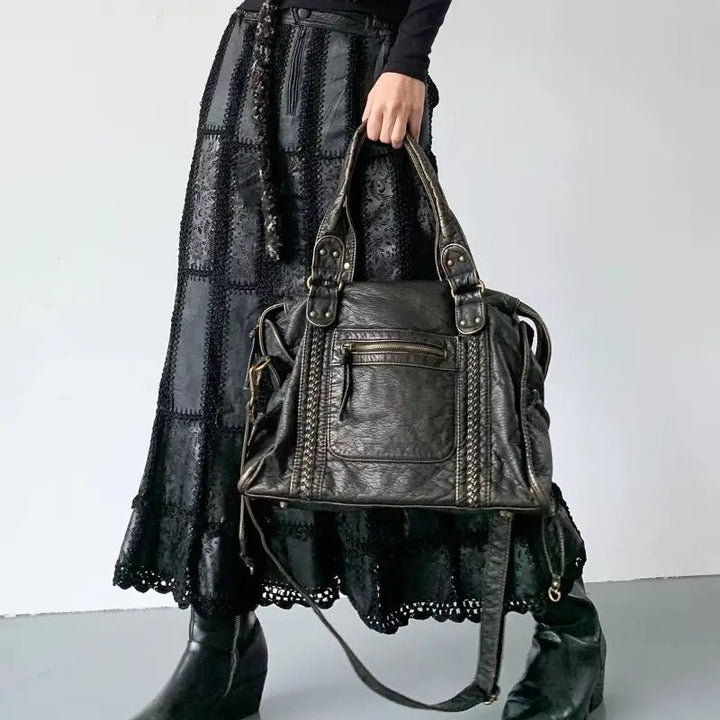 Evelien – Vintage Leren Schoudertas
