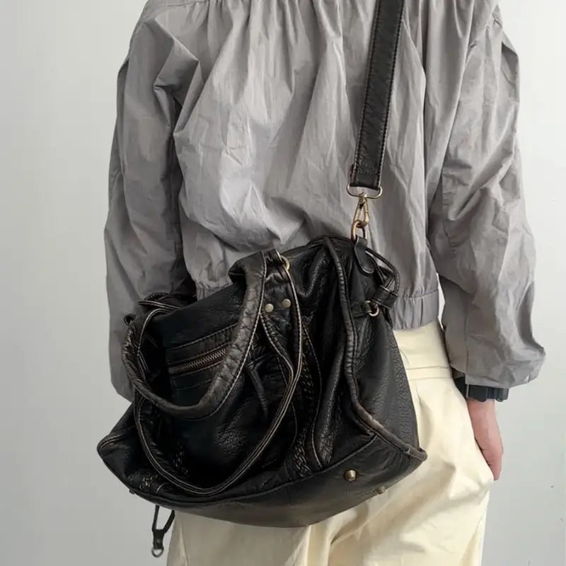 Evelien – Vintage Leren Schoudertas