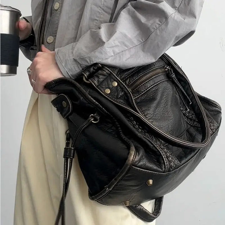 Evelien – Vintage Leren Schoudertas