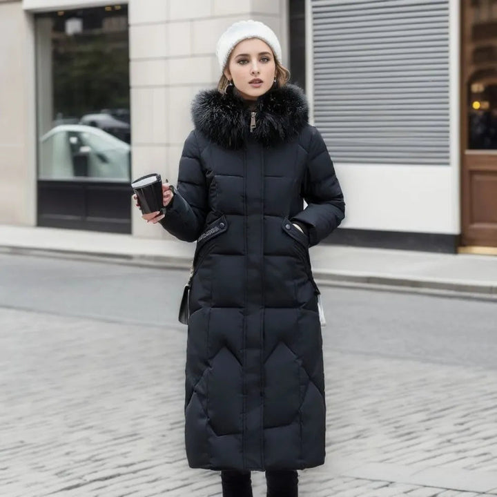 Camellia – Lange Puffer Jas