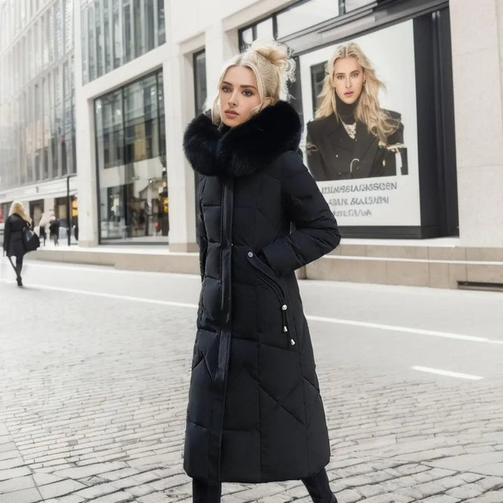 Camellia – Lange Puffer Jas