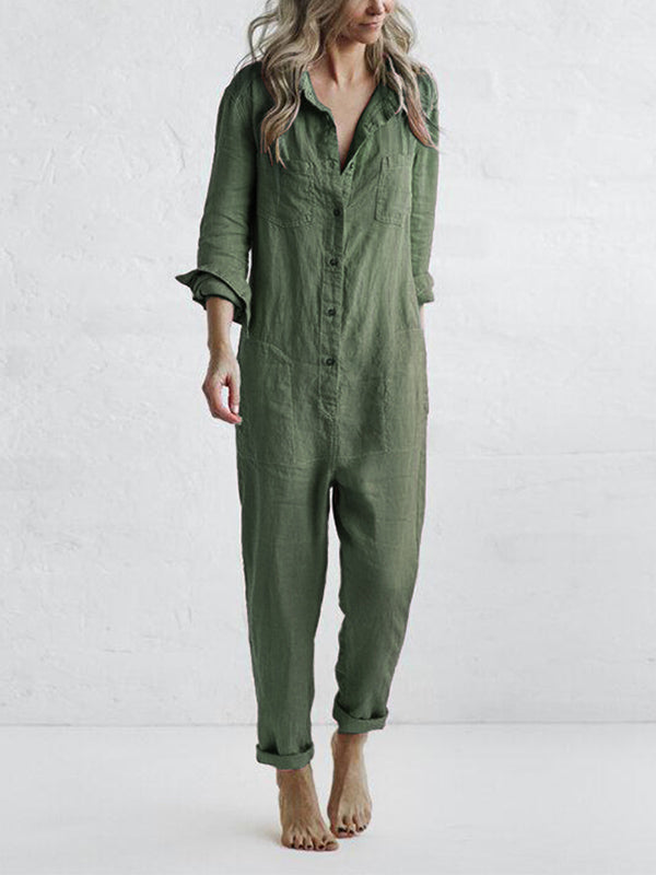 Lianne – Lange Mouwen Jumpsuit Dames
