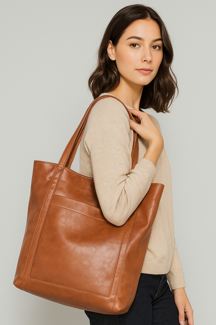 Femke – Vintage Leren Schoudertas
