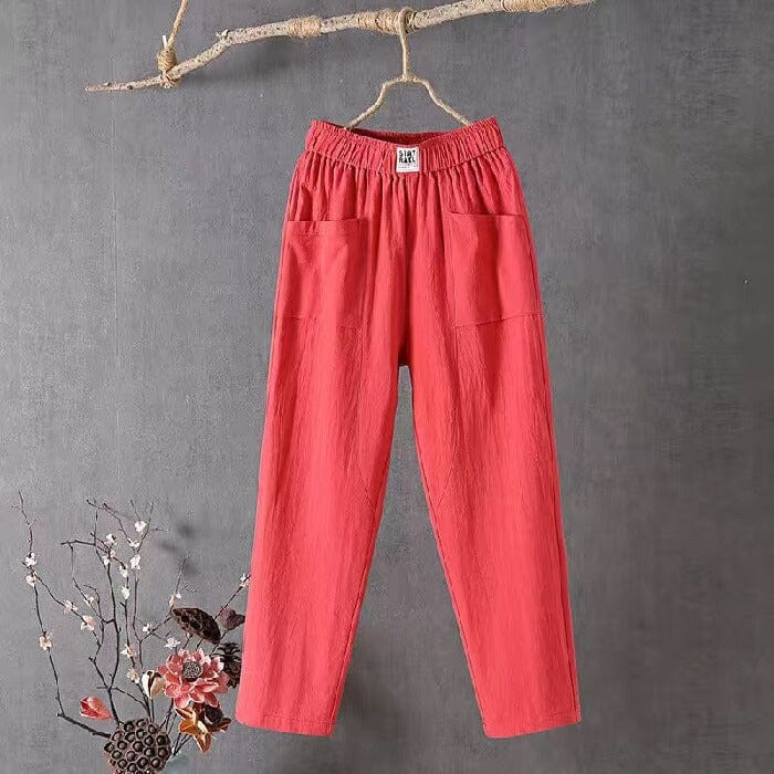 Femke – Elegante linnen broek voor dames
