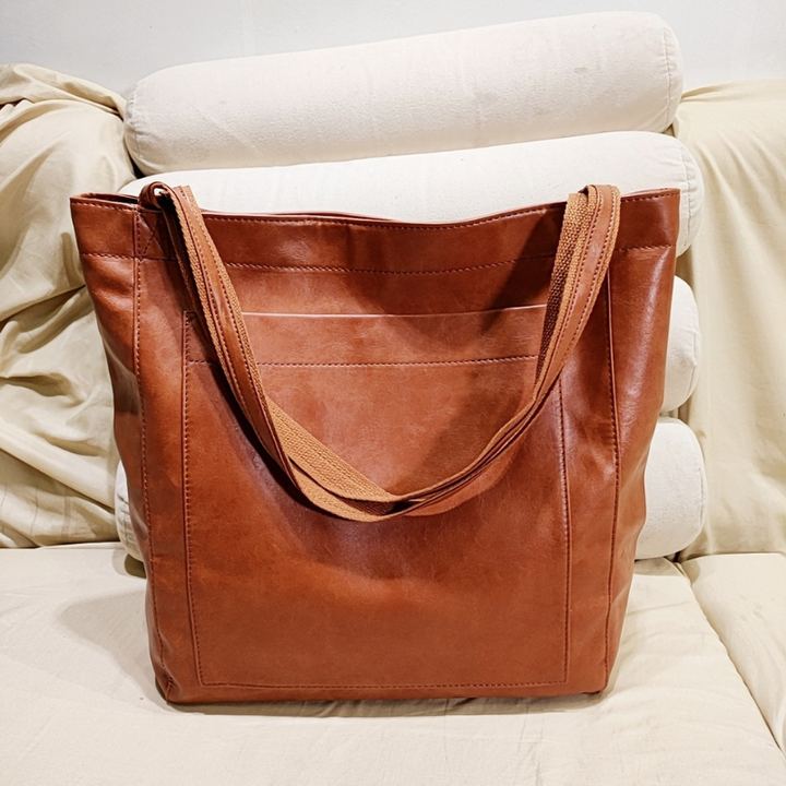 Femke – Vintage Leren Schoudertas