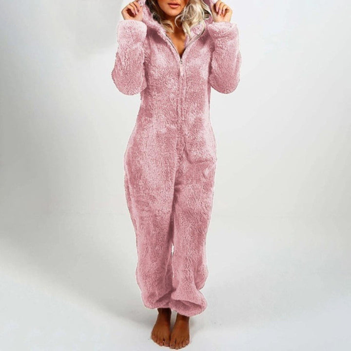 Annelies – Lange Fleece Onesie Met Capuchon