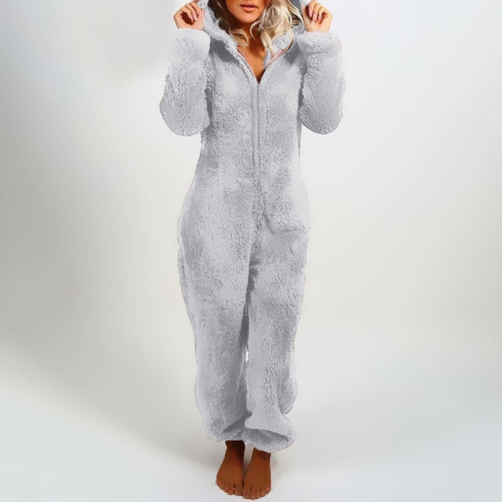 Annelies – Lange Fleece Onesie Met Capuchon