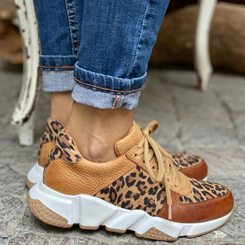 Mara – Luipaard Print Dameschoenen