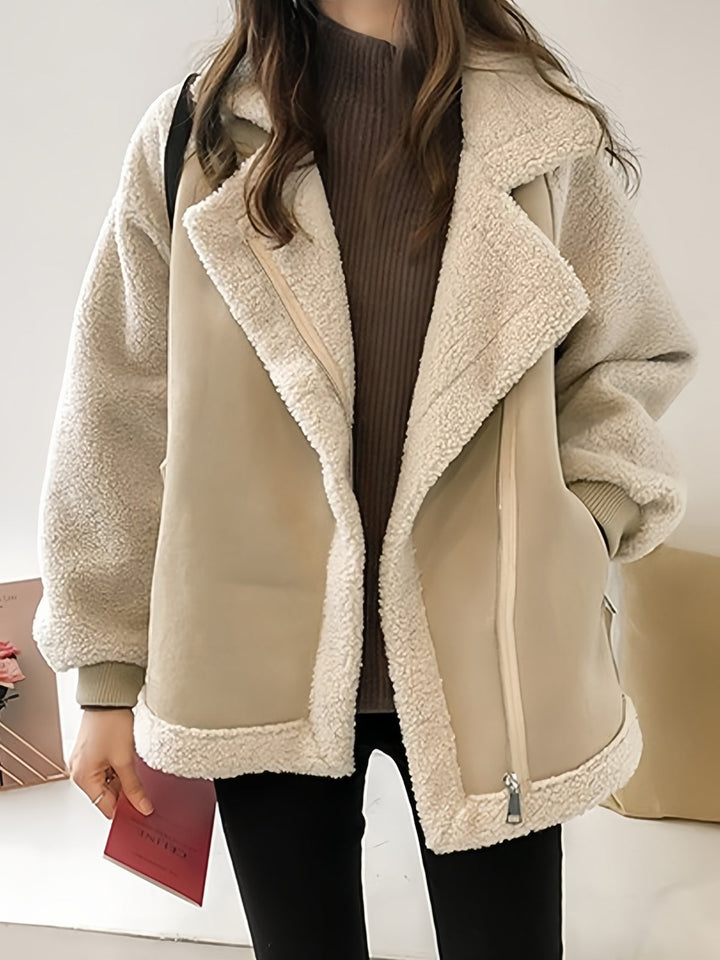 Noémie – Oversized Vegan Suede Jas