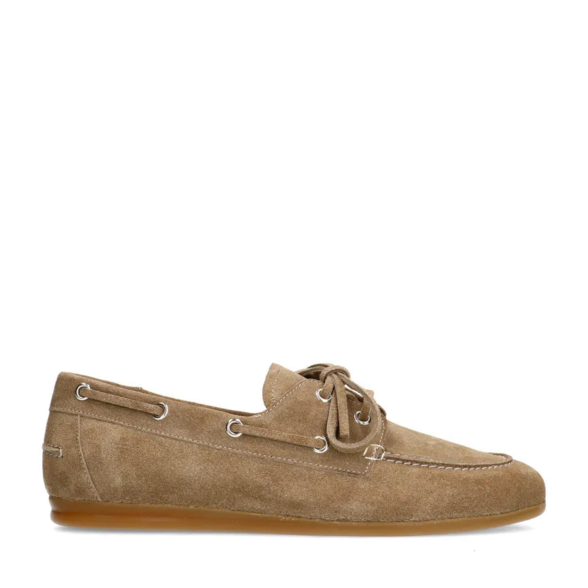 Ivanna – Beige Suède Bootschoenen
