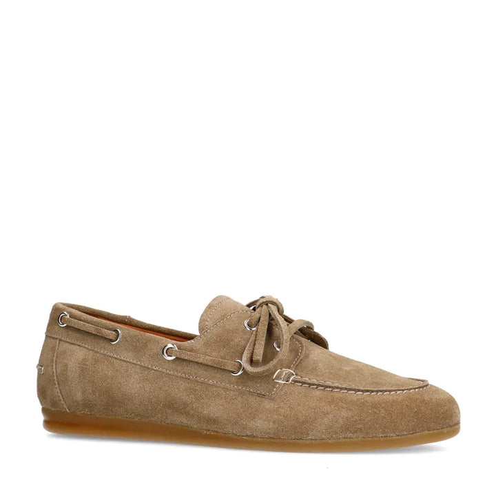Ivanna – Beige Suède Bootschoenen