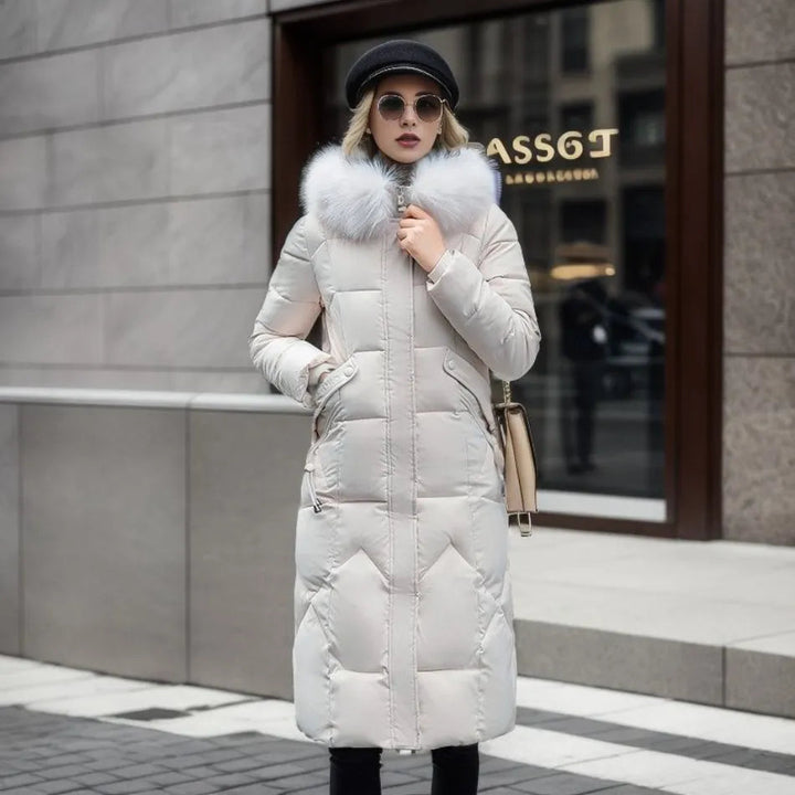 Camellia – Lange Puffer Jas