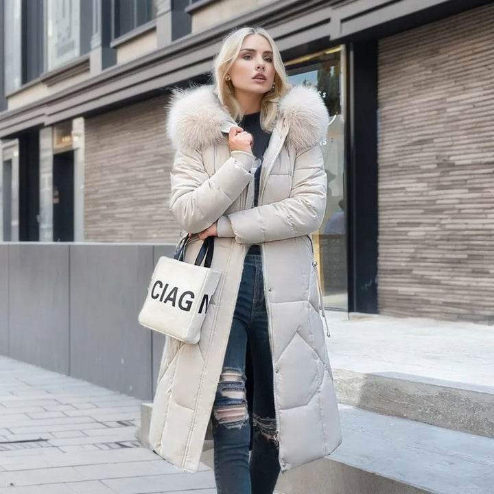 Camellia – Lange Puffer Jas
