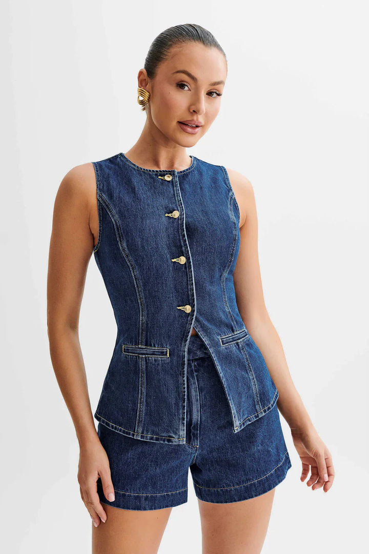 Selina – Denim Co-ord Set