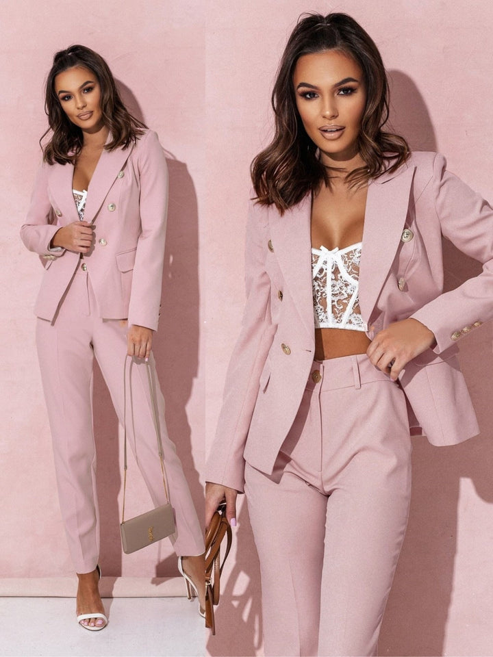 Femke – Elegante Blazer Pantalon Set Dames