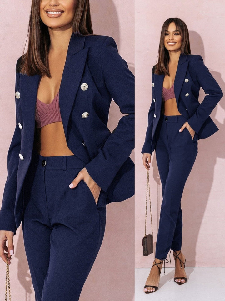 Femke – Elegante Blazer Pantalon Set Dames