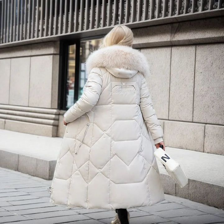 Camellia – Lange Puffer Jas