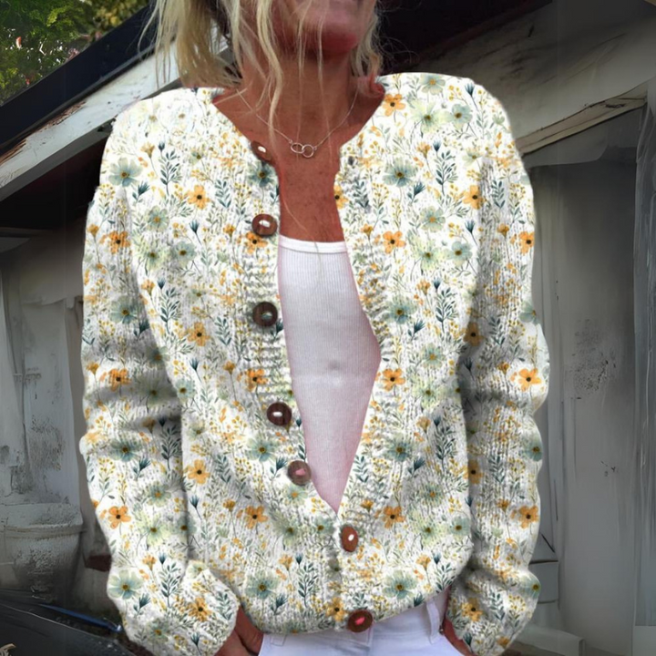Livia – Gebloemde Cardigan