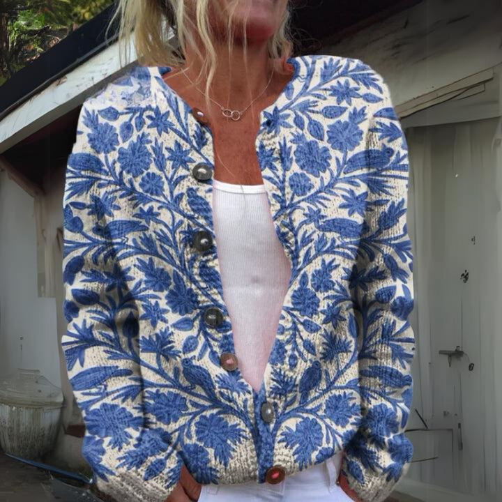 Livia – Gebloemde Cardigan