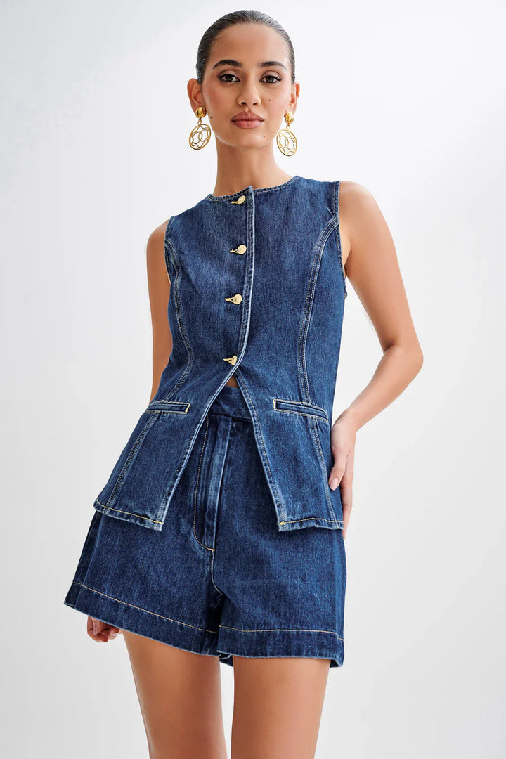 Selina – Denim Co-ord Set