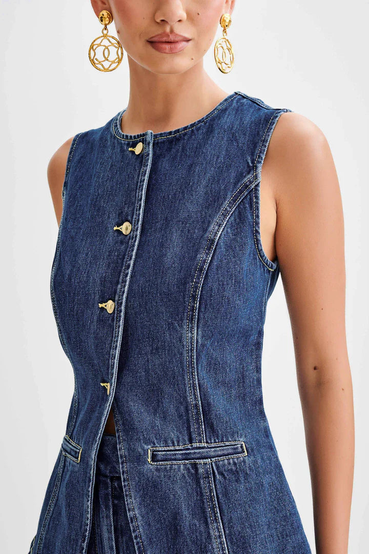 Selina – Denim Co-ord Set