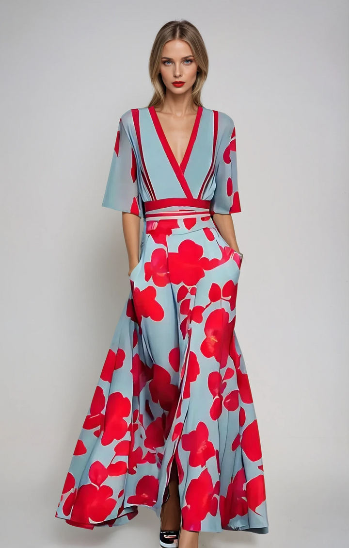 Amara – Elegante Bloemenjurk