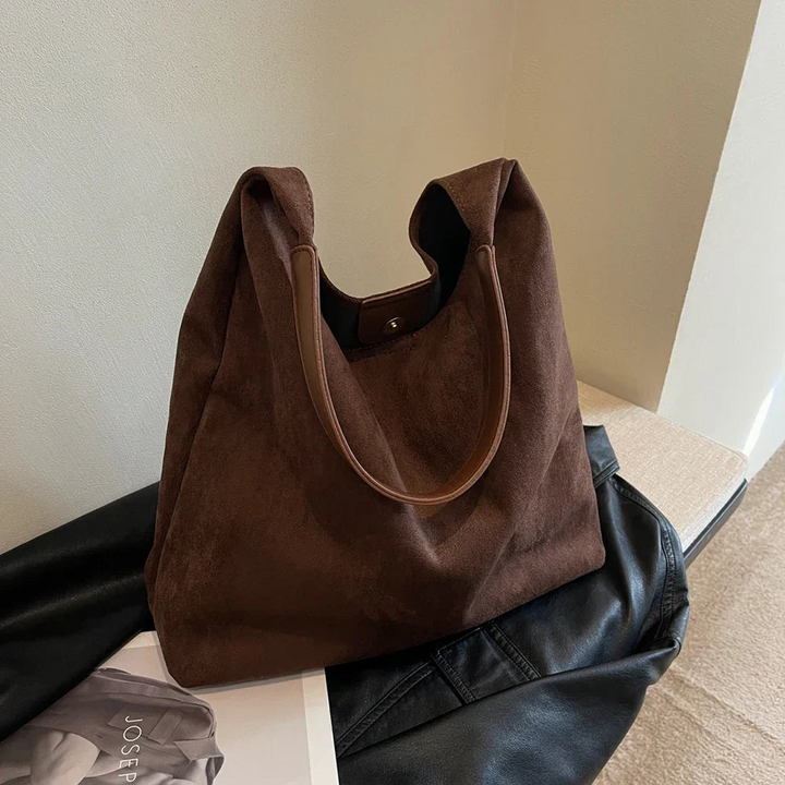 Fenna – Luxe Suede Tote Bag