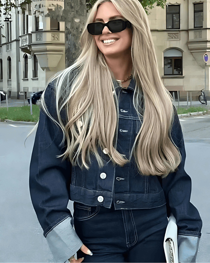 Saphira – Denim Tweedelige Set