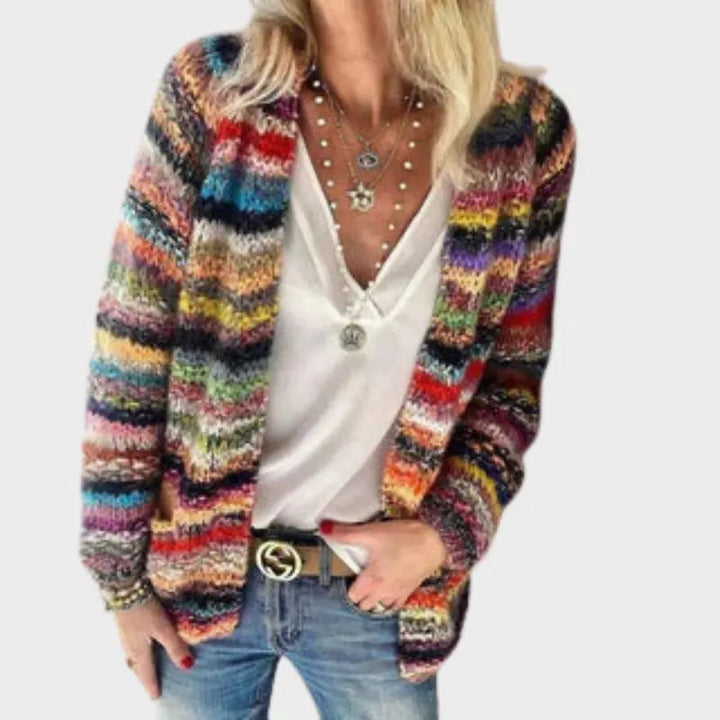 Marjolaine – Kleurrijke Cardigan