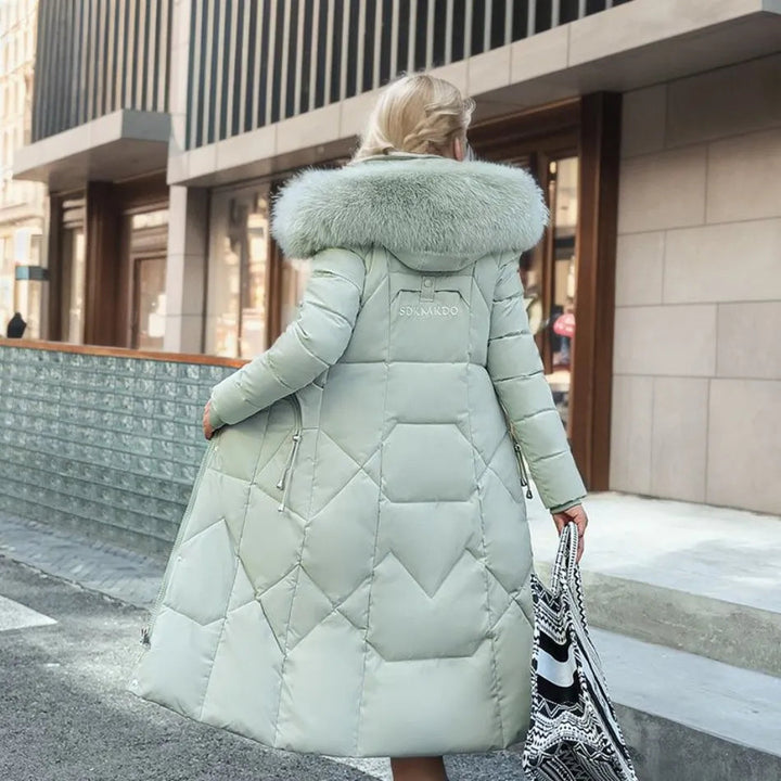 Camellia – Lange Puffer Jas