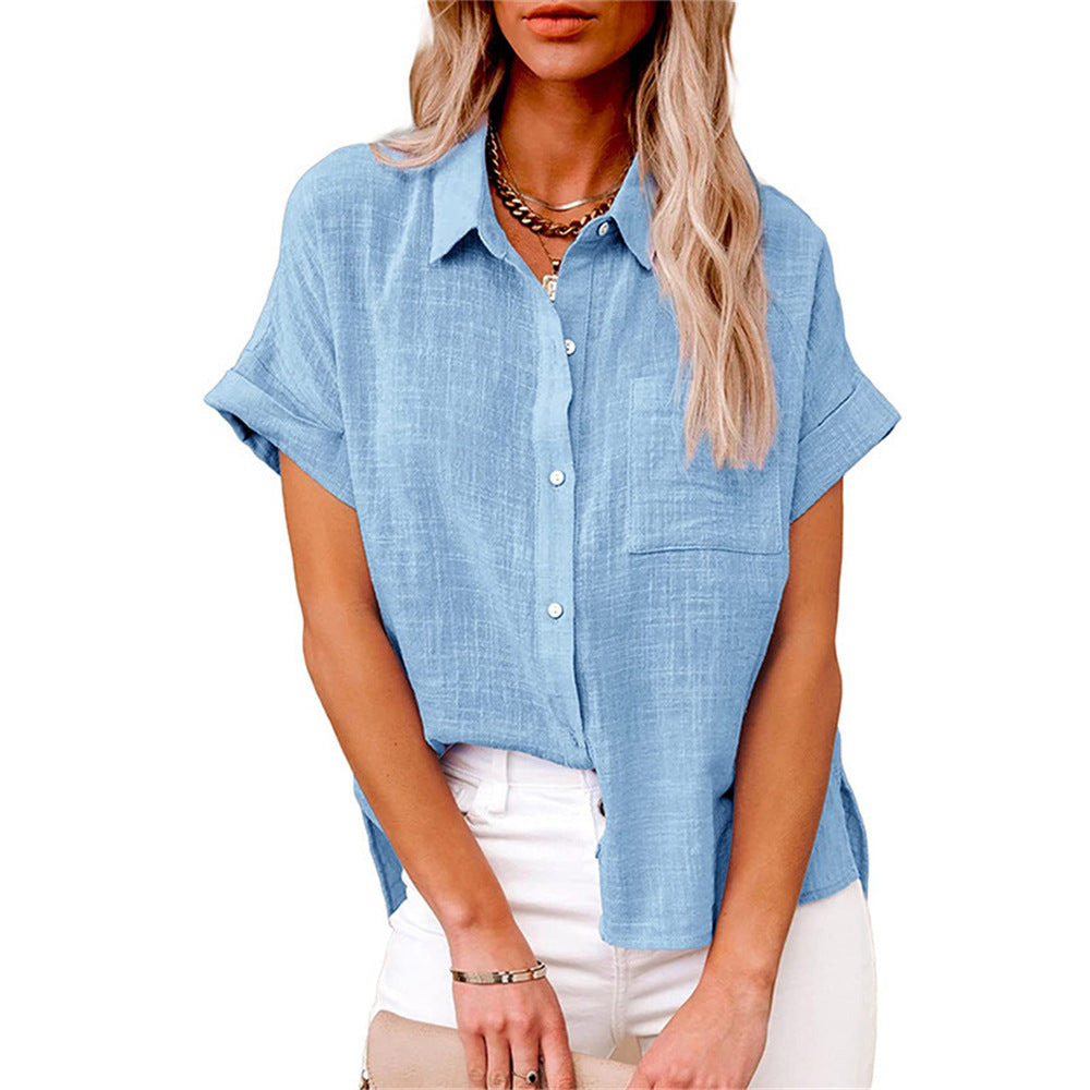 Yara – Katoen-Linnen Blouse