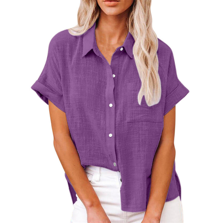 Yara – Katoen-Linnen Blouse