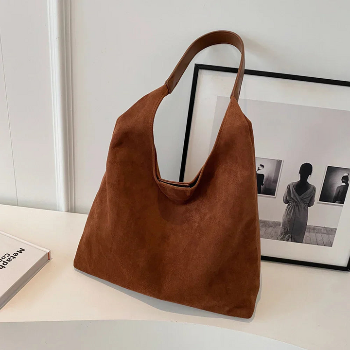 Fenna – Luxe Suede Tote Bag