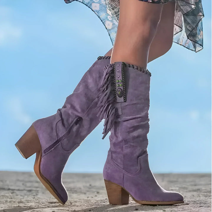 Liselotte – Leren Cowboylaarzen