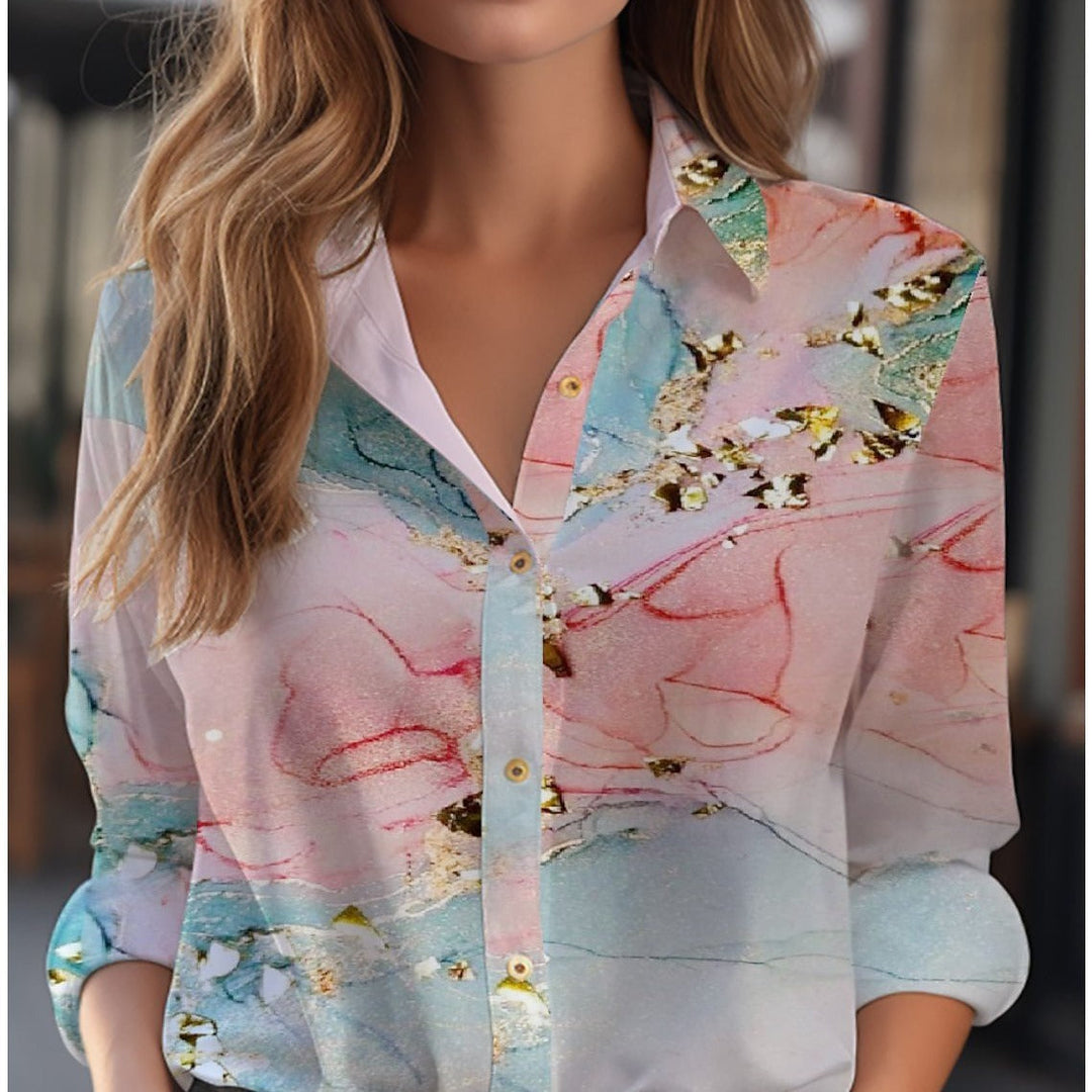 Sanne – Bloemprint Blouse