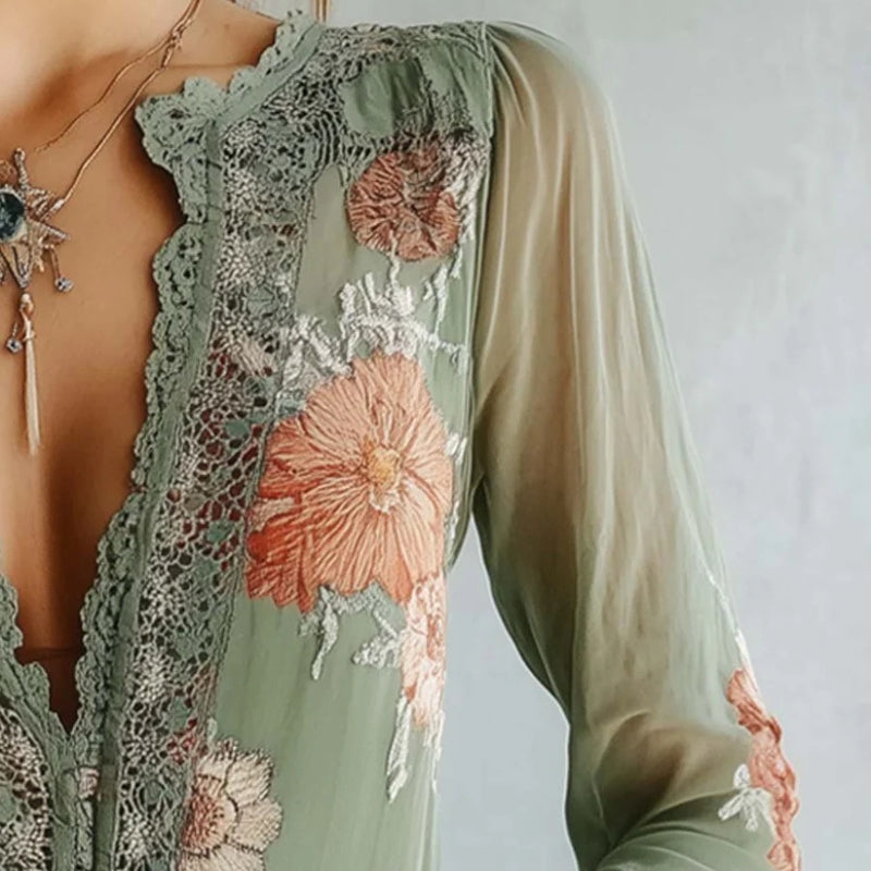 Fleur – Lichtgewicht Bloemenblouse