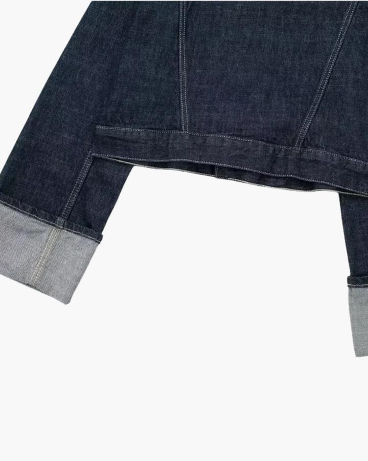 Anna – Donkere Denim Oversized Set