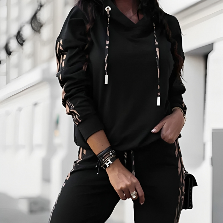 Merel – Casual Tweedelige Set met Capuchon