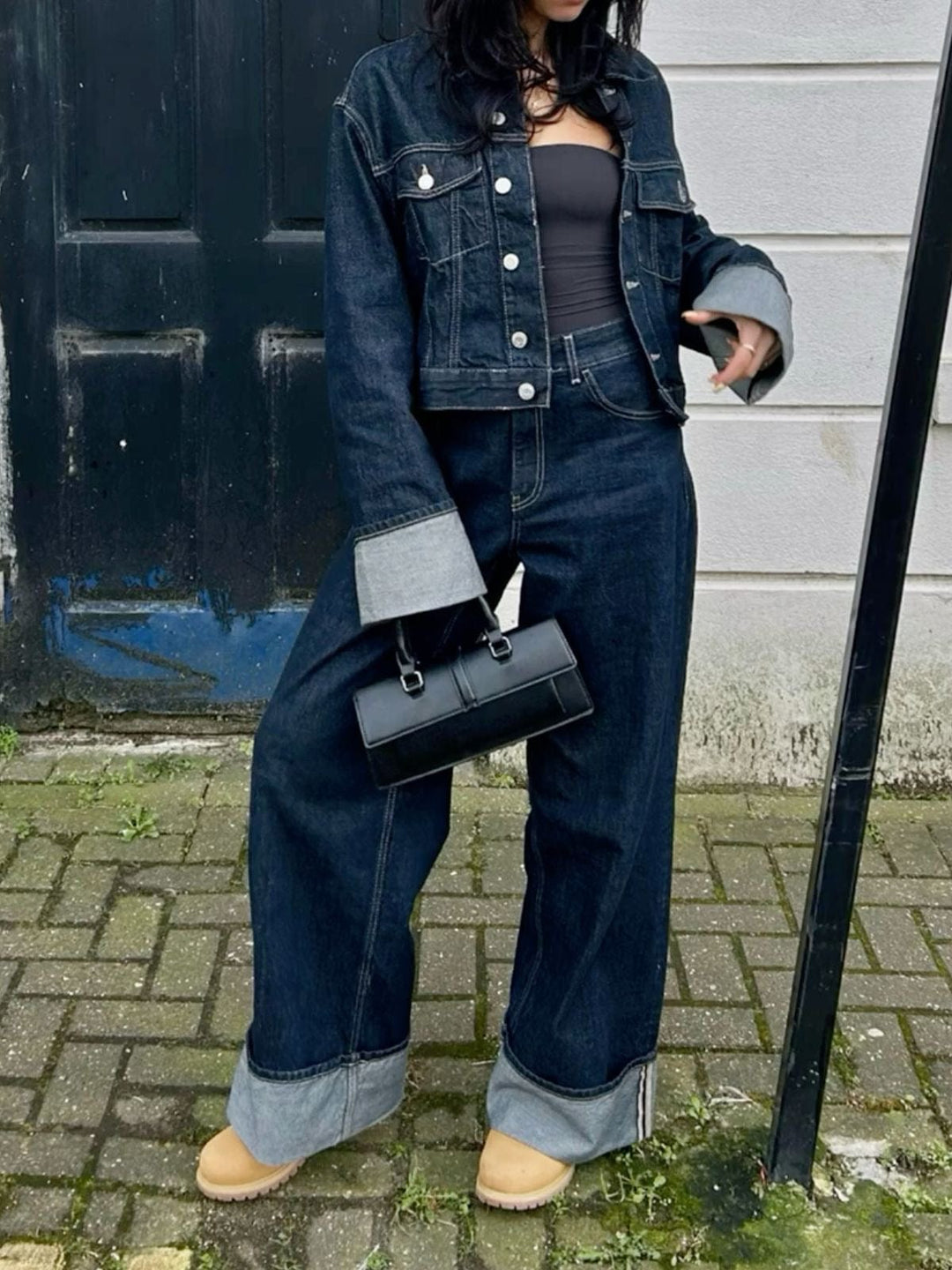 Saphira – Denim Tweedelige Set